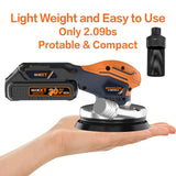 MAXXT 20V Random Orbital Sander, 7-Speed Cordless Sander, 5-Inch Backing Plate 4,000-10,000 rpm High-Performance Woodworking Dust Removal System MAXXT