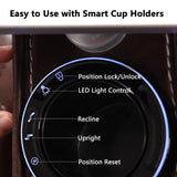 JIKFRIMA Power Zero Gravity Recliner Chair for Adults Breathable Leather Electric Recliners Adjustable Home Theater Seating with Smart Cup Holders, USB Ports, Hidden Arm Storage, Tray Table JIKFRIMA