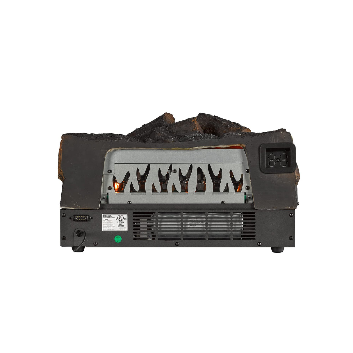 duraflame Electric Log Set 1,000 Sq Ft Heater, Faux Logs Insert with Infrared Flames for Existing Fireplaces, Remote Control Included Duraflame