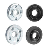 Yakamoz Drill Angle Grinder Adapter with Flange Nut Parts Set, 6mm and 10mm Drill Arbor Mandrel Adaptor with 3 Set Replacement Grinder Flange Nuts and Spanner Wrench Conversion Tool YAKAMOZ