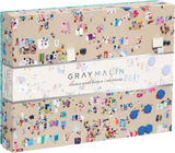 Galison Gray Malin 2-Sided Jigsaw Puzzle, The Beach, 500 Pieces - 24” x 18”, Double-Sided Puzzle with Vibrant Artwork, Perfect for Family Fun, Multicolor (0735357242) Galison