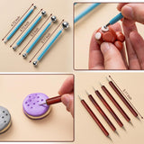 Amrules Clay Tools Kit, 27 PCS Red Pottery Tools, Practical Polymer Clay Sculpting Tools Kit, Air Dry Clay Tools Set for Adults, Pottery Craft, Dotting, Carving, Drawing, Molding, Modeling, Shaping Amrules