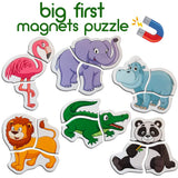 MAGDUM Zoo Magnetic Puzzles for Kids Ages 3-5 - Toddler Puzzle - Travel Toys for Kids Ages 3-5 - Magnetic Travel Games Baby Puzzle Kids Puzzle Toys - Puzzle for Preschooler Magnet Puzzles Games magdum