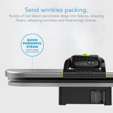 Steamfast SF-680 Digital Steam Press with Multiple Fabric Settings and Steam Burst Function,Stainless/Black, Stand Steamfast