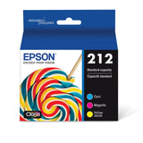 EPSON 212 Claria Ink Standard Capacity Color Combo Pack (T212520-S) Works with WorkForce WF-2830, WF-2850, Expression XP-4100, XP-4105 Epson