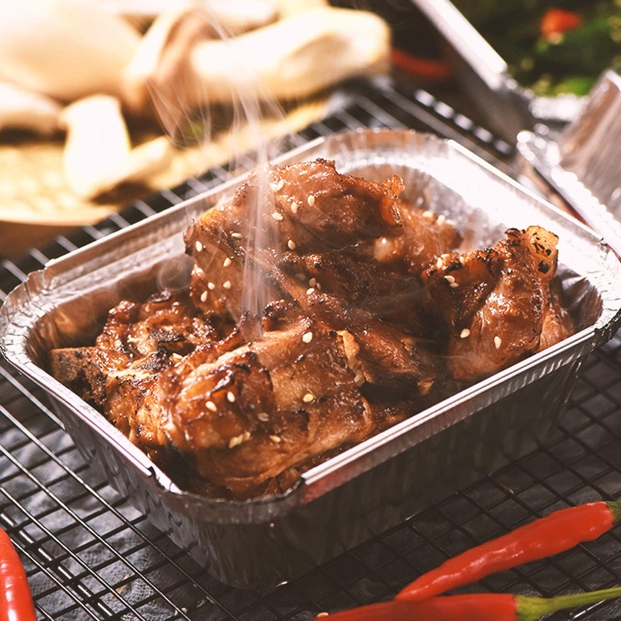 Waytiffer Loaf Pans [25 Pack] 2Lb Heavy Duty Disposable Aluminum Foil Premium Bread Tins Standard Size - 8.5" X 4.5" X 2.5" Perfect for Homemade Cakes & Breads Waytiffer