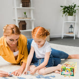 2 Pcs Wooden Puzzle Storage Rack,Jigsaw Puzzle Holder Rack for Puzzle Easel Board,Puzzle Storage Rack Organizer Shelf for Adults Craft Collection Lovers Winbar