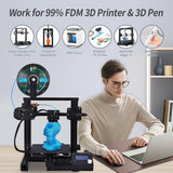 HP3DF PLA Filament, Wood PLA, 3D Printer Filament, PLA Filament 1.75mm Dimensional Accuracy +/- 0.02mm, 1KG Spool (2.2 lbs), Fit Most FDM Printer (Wood) HP3DF