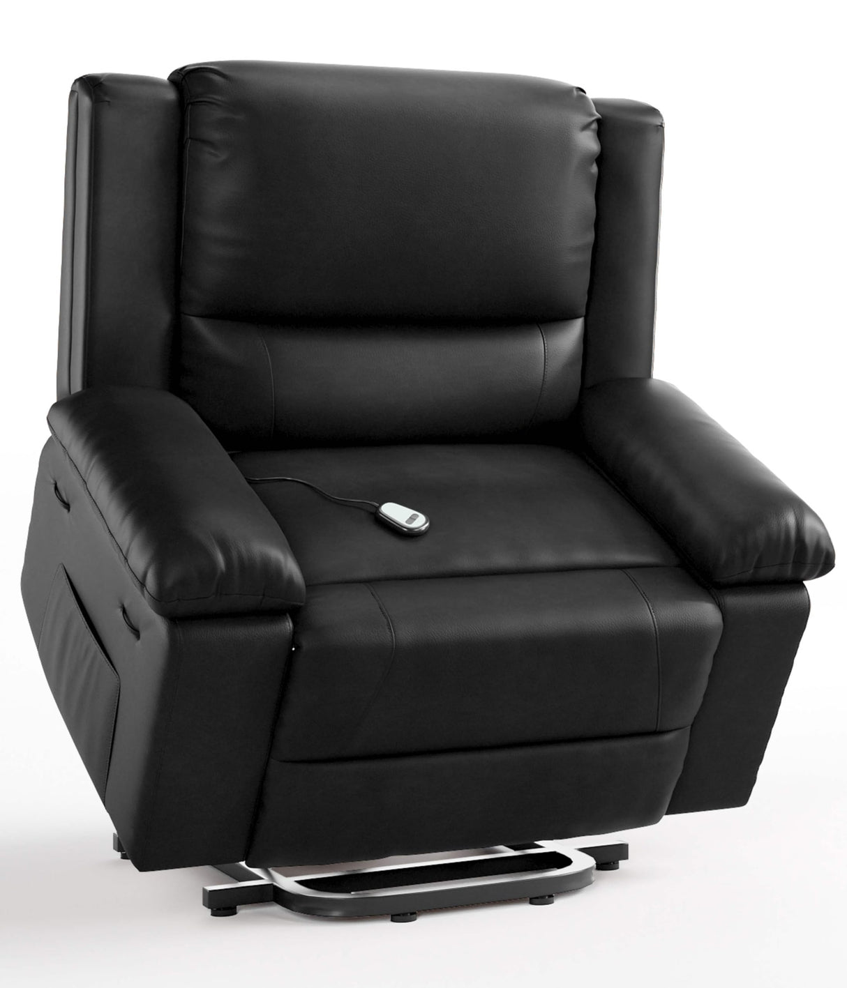 Garvee Oversized Power Lift Recliner Chair - Heat and Massage, PU Leather Electric Lift Recliner for Elderly & Mobility Impaired, Adjustable Back and Legs, Heavy Duty Lift Chair for Seniors Garvee