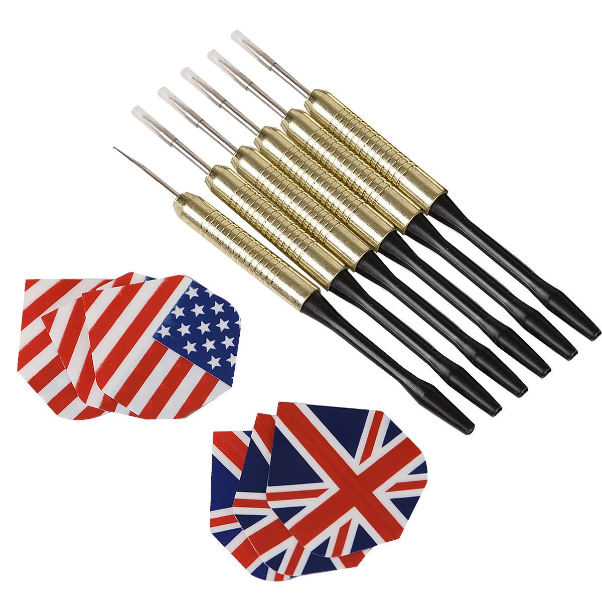 Goplus Dartboard and Cabinet Sets Ready-to-Play Bundle with Bristle Dartboard Complete with All Accessories Goplus