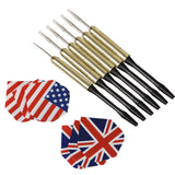 Goplus Dartboard and Cabinet Sets Ready-to-Play Bundle with Bristle Dartboard Complete with All Accessories Goplus