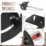 Upgraded 5140032-78 Replacement Table Saw Miter Gauge (0.75" wide) for De-Walt DW745 DWE7480 DW744 Table Saws ZHONGXIA