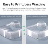 Creality Hyper PC Filament for 3D Printing, 3D Printer Filament with High Heat Resistance, Crystal-Clear, Easy to Print, Less Warping Creality