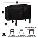 Blackstone 1529 22” and 28” Single Shelf Griddle Cover, 600D Polyester, Black BLACKSTONE