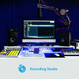 Art3d 4-Pack Wedge Design Acoustic Foam Panels, 48" x 24" x 2" High-Density Soundproof Foam Wall Panels for Wall, Ceiling, Quick-Recovery Noise Dampening Panels for Office, Studio and Home Art3d