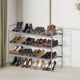 Simple Houseware 3-Tier Shoe Rack Storage Organizer, Grey Simple Houseware