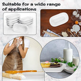 Nuogo 10 Pack Wooden Dough Bowls Bulk Rustic Dough Bowls for DIY Candle Home Crafts Making Farmhouse Fruits Supplies Decoration(8.5 Inches,White) Nuogo