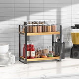 LEMIKKLE Bathroom Counter Organizer with Basket, Bathroom Organizers and Storage,Skincare Organizers for Vanity,Storage Organizers for Bathroom, Kitchen, Dresser LEMIKKLE