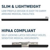 Saunders Slim LINE A-Holder 8 1/2 X 12 LTR Black AMZ Saunders