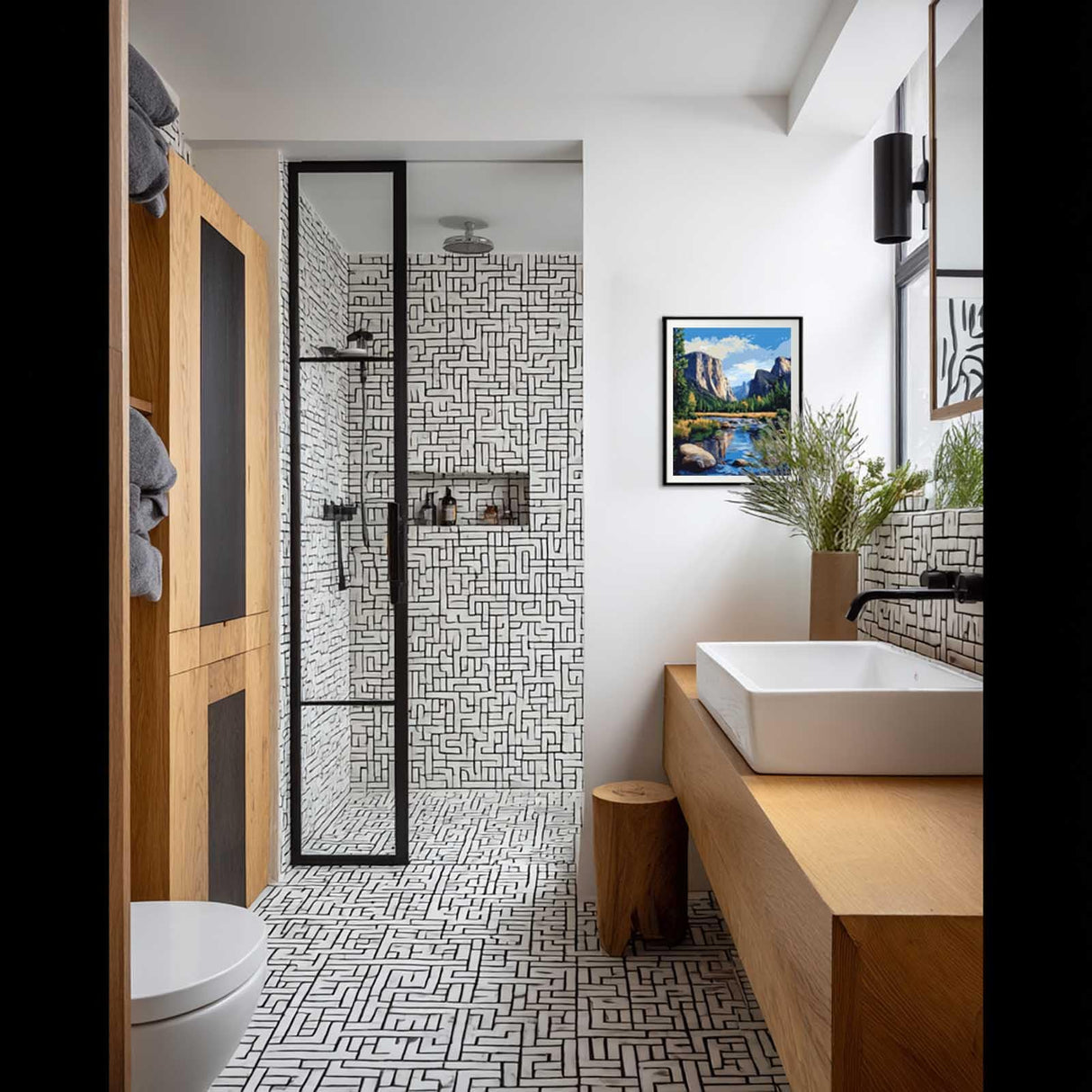 Artbrush Tower Yosemite Paint by Number, National Park Paint by Numbers Kit for Adults, Nature Landscape Wall Art, Mountain Acrylic Painting, Home Wall Decor - Yosemite Landscape(16x20inch, No Frame) Artbrush Tower