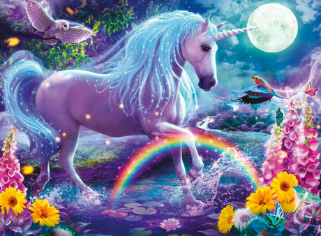 Ravensburger Glitter Unicorn - 100 Piece Jigsaw Puzzle for Kids | Unique & Interlocking Pieces | Sturdy & Glare-Free | Promotes Problem-Solving Skills Ravensburger