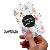 Dessie 100 Unique Modern Christmas Cards with Envelopes and Matching Sealing Stickers. Happy Holiday Cards with Short Greetings Inside. Bulk Christmas Cards Boxed with Envelopes Dessie