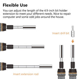 MulWark 63PC Magnetic Ratcheting Screwdriver Bit Set- Multibit Screw Driver, Screwdriver Bits- Slotted/Torx/Hex/Pozi/Philips/Square, Nut Drivers- SAE, Metric MULWARK