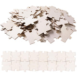 AWIZOM 120 Pcs Blank Wooden Puzzle Pieces for Crafts 3.5x2.99 Inch Wooden Puzzle Shape Cutouts Unfinished Freeform Jigsaw Wood Puzzles for Arts & Crafts, DIY Projects, Painting, Home Decoration AWIZOM