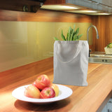 ORJ 6 PCS Sublimation Tote Bags, blank canvas tote bags for sublimation,polyester tote bags for DIY Crafting and graffiti 12.2 * 14.2 in ORJ