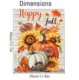 MjhRcll 4 Packs Paint by Numbers for Adults,Fall Paint by Numbers on Canvas,DIY Pumpkins Picture Paint by Number Kits Without Frame Acrylic Painting for Home Wall Decor 12X16 Inch MjhRcll