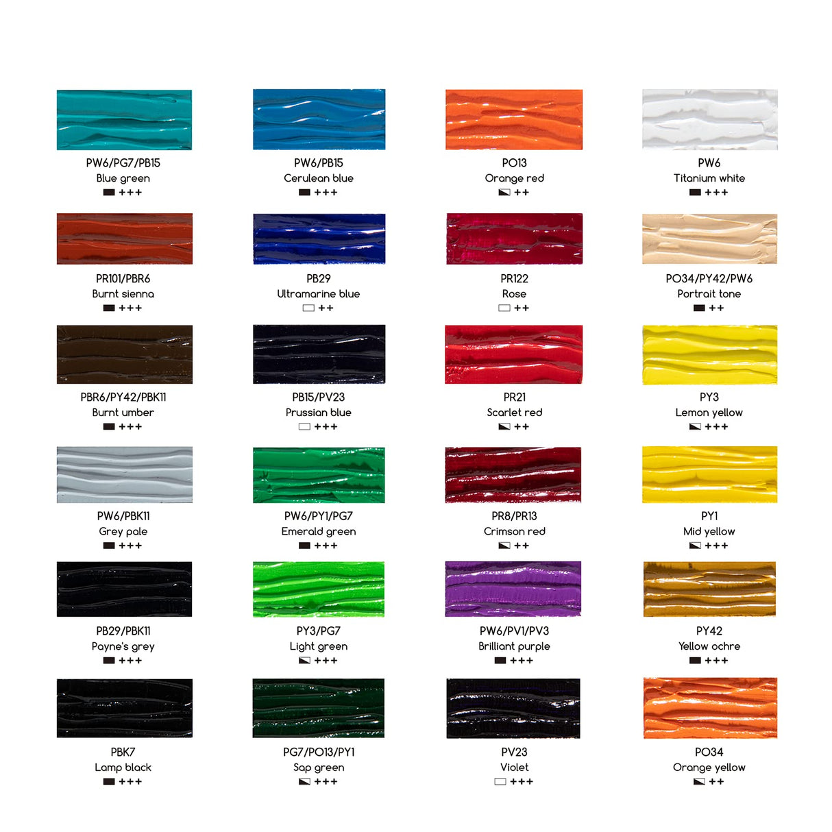 MEEDEN Oil Paint Set, Non-Toxic 24 x 22ml/0.74oz Oil Paints for Canvas Painting MEEDEN