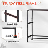 WLIVE Nightstand, 2 Drawer Dresser for Bedroom, Small Dresser with 2 Drawers, Bedside Furniture, Night Stand, End Table with Fabric Bins for Bedroom, Closet, Entryway, College Dorm, Dark Grey WLIVE