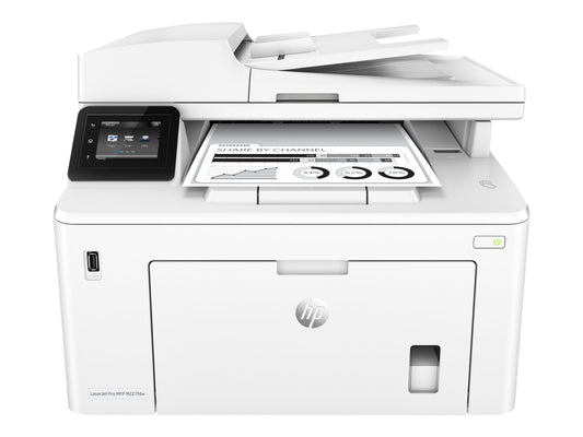 HP LaserJet Pro MFP M227fdw Wireless Monochrome All-in-One Printer with built-in Ethernet & 2-sided printing, works with Alexa (G3Q75A) White