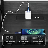 COTUBLR Fits 55" TV Stand Dresser for 50 55 60 Inch TV Dresser TV Stand with Power Outlets & LED Lights & 8 Drawers Dresser with PU Finish, 47 Inches TV Console with Open Shelves, for Bedroom COTUBLR