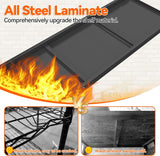 Notmise Metal Garage Shelving Unit, Heavy Duty 4-Tier Adjustable Storage Rack, Steel Shelving,2000 lbs Capacity, Industrial Shelves for Heavy Tools and Equipment (4-Tier 54" H x 40" W x 18" D) Notmise