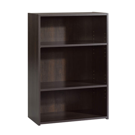 Sauder Beginnings 3 Bookcase/Book shelf, L: 24.57" x W: 11.50" x H: 35.28", Cinnamon Cherry finish Sauder