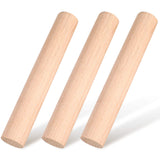 Small Wooden Rolling Pin, Dumpling Dough Roller Wooden Mini Rolling Pins Kitchen Utensil Tool for Fondant, Pasta, Bread, Pastry, Cookies, Pizza, Pie, Cylinder Style, 6.3 Inch (3 Pieces) Patelai