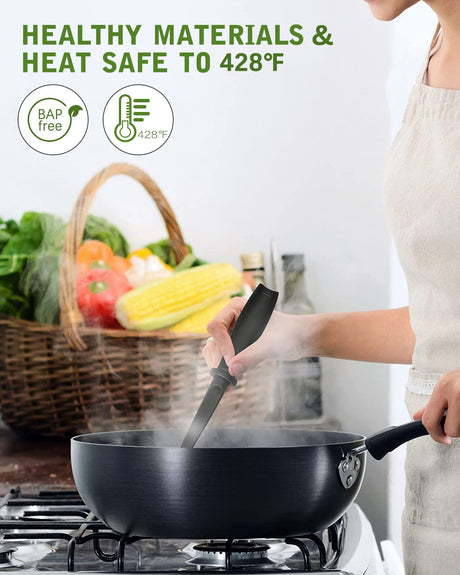 Upgrade Meat Chopper, Heat Resistant Meat Masher for Hamburger Meat, Ground Beef Smasher, Nylon Hamburger Chopper Utensil, Ground Meat Chopper, Non Stick Mix Chopper, Mix and Chop, Potato Masher Tool Shadowgallery