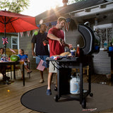 DocSafe 36" Round Under Grill Mat,4 Layers Fire Pit Mat,Fireproof Mat Protect Mat for Deck,Patio,Grass,Outdoor Charcoal,Smokers,Reusable Oil-Proof and Waterproof Indoor Fireplace Mat BBQ Floor Mat DocSafe