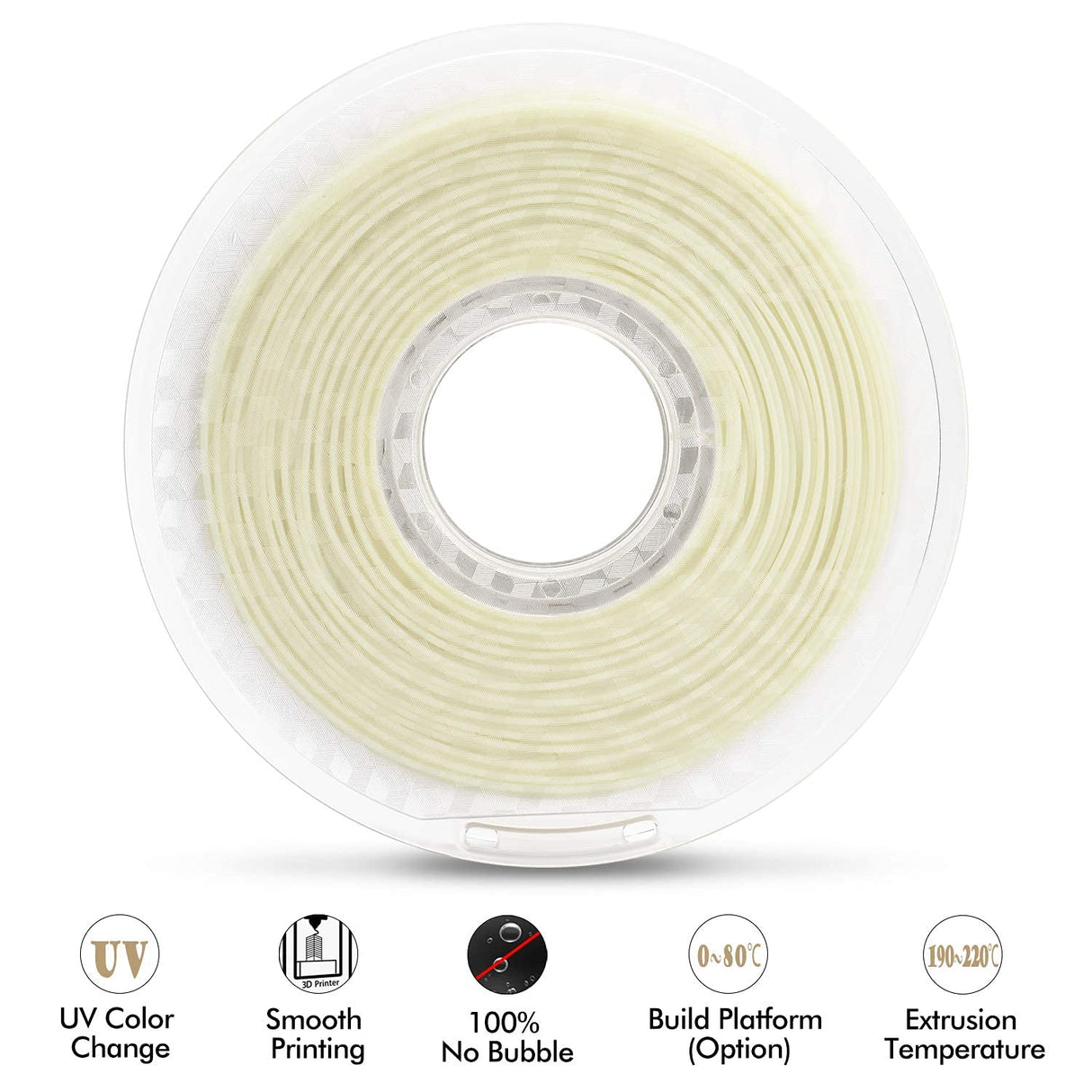 Everyglow 3D Printer Filament Luminous Filament Glow in Dark Filament 1.75mm Galaxy Blue 1kg Spool pla Filament Everyglow