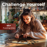 Crafthub Harry Potter Wooden Puzzles for Adults – A3 Size with 158 Pieces Wood Puzzles – Hogwarts Castle – Jigsaw Puzzles with Unique Shapes – 10.8" x 12.5" CRAFTHUB