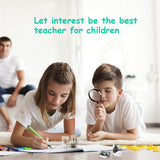 12 Pcs Insect Resin Specimen, Real Bugs Kit for Kids Science Toy Biology Education Insect Collection Resin Specimen Gift Home Decoration TINGLAN