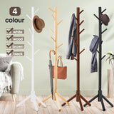 WANGMUXIA Coat Rack, Freestanding Coat Rack with 8 Hooks and 3 Adjustable Size Tree Coat Racks for Bedroom, Hallway, Entrance, Office, for Hats, Coats, Scarves, Handbags WANGMUXIA