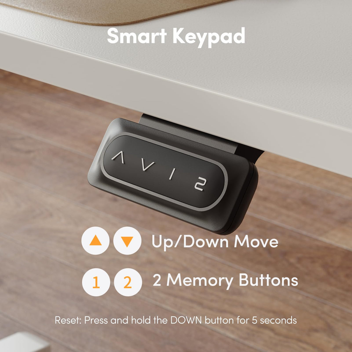 FEZIBO Electric Standing Desk Adjustable Height, 60 x 24 Inch Sit and Stand Desk, Home Office Desk, Ergonomic Workstation Computer Desk, White FEZIBO