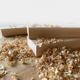 BALANBO Bed End Bench Wood Bench Living Room Entrance Bench Bedroom Seat Dining Table Chair, Bedroom, Living Room, Kitchen Wooden Bench (Natural Color) BALANBO