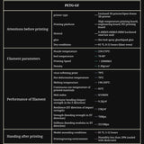 Glass Fiber PETG Filament 1.75mm,High Rigidity & Strength,Excellent Dimensional Stability,Weather Resistant & Durability,Compatible with Bambu LAB, K1C,QIDI MAX3 FDM 3D Printers,1 KG,Blue Filaxix