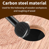 ZJRDYYK 4PCS Cylinder and Sphere Rotary Burr with 5/8-11 Threads for 4 1/2 and 5 Inch Angle Grinder, Ball Gouge Angle Grinder Attachments Power Carving Tools for Wood Carving Grinding Polishing ZJRDYYK