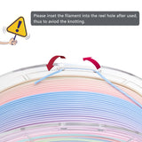 iSANMATE Rainbow PLA Filament 1.75mm, 3D Printer Filament Matte Color Changing PLA, Pink Green Blue Multicolor Filament, Fast Color Change 3D Printing Filament, 1KG iSANMATE