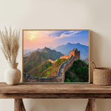 VETEB Paint by Numbers Kit for Adults Beginner Great Wall China DIY Painting on Canvas by Numbers Acrylic Oil Painting for Home Decor Gifts 16"x20" VETEB