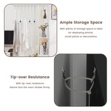 Room Divider with Shelves, Wall Room Divider Bookshelf, Freestanding Wood Privacy Screen with Storage Cabinet, Coat Rack, Display Shelf for Living Room Separation, Home Office Decorative SAHISTCT